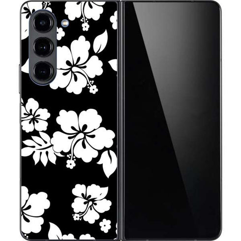 Black and White Galaxy Z Fold5 5G Skin